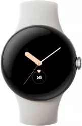 Смарт-часы Google Pixel Watch (глянцевый серебристый/мел) - фото2