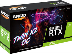 Видеокарта Inno3D RTX 3050 TWIN X2 OC (N30502-08D6X-11902130) - фото3