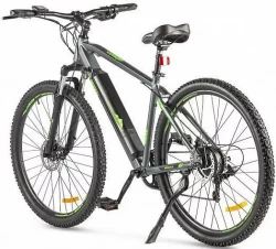 Электровелосипед Eltreco Ultra Lite 2022 (серый/зеленый) - фото4
