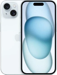 Смартфон Apple iPhone 15 Plus 256GB (голубой) - фото