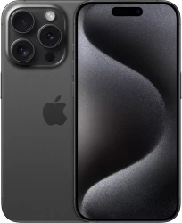 Смартфон Apple iPhone 15 Pro Max 256GB (черный титан) - фото