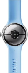 Умные часы Google Pixel Watch 2 (глянцевый серебристый/залив, спортивный силиконовый ремешок) - фото6