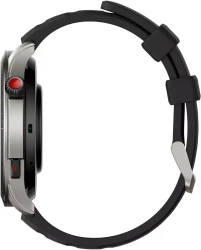 Умные часы Amazfit GTR 4 (серебристый, с черным ремешком из фторэластомера) - фото3