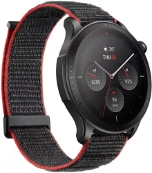 Умные часы Amazfit GTR 4 (серый, с черным нейлоновым ремешком) - фото5