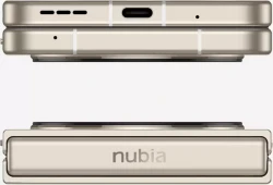 Смартфон Nubia Flip 8GB/256GB международная версия (золотистый) - фото3