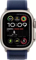 Умные часы Apple Watch Ultra 2 LTE 49 мм (титановый корпус, титановый/синий, нейлоновый ремешок S/M) - фото2