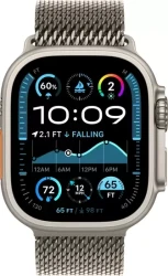 Умные часы Apple Watch Ultra 2 LTE 49 мм (титановый корпус, титановый/титановый, миланская петля M) - фото2