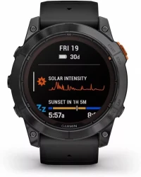 Умные часы Garmin Fenix 7X Pro Solar (сланцево-серый/черный) - фото4