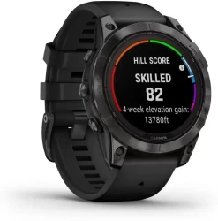 Умные часы Garmin Fenix 7 Pro Sapphire Solar (карбоново-серый титан/черный) - фото3