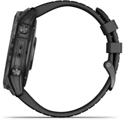 Умные часы Garmin Epix Pro Gen 2 Sapphire 47 мм (карбоново-серый титан/черный, с кожаным и силиконовым ремешками) - фото6