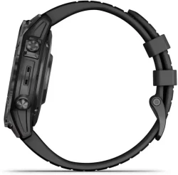 Умные часы Garmin Fenix 7 Pro Sapphire Solar (карбоново-серый титан/черный) - фото6