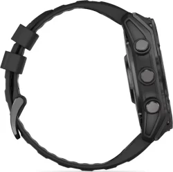 Умные часы Garmin Fenix 8 51мм (серый, черный силиконовый ремешок) - фото6