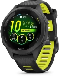 Умные часы Garmin Forerunner 265S (черный/желтый) - фото