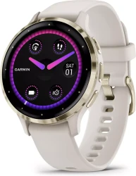 Умные часы Garmin Venu 3S (слоновая кость, с силиконовым ремешком) - фото