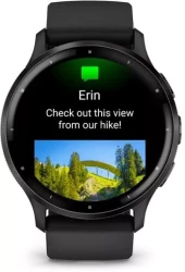 Умные часы Garmin Venu 3 (черный, с силиконовым ремешком) - фото4