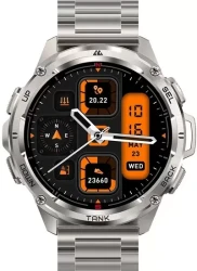 Умные часы Kospet Tank T3 Ultra Special Edition (серебристый) - фото