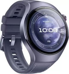 Умные часы Huawei Watch 5 46 мм (фиолетовый, с фиолетовым силиконовым ремешком, международная версия) - фото5