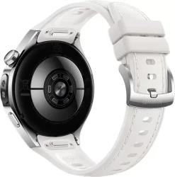 Умные часы Huawei Watch 5 42 мм (серебристый, с белым силиконовым ремешком, международная версия) - фото2