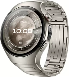 Умные часы Huawei Watch 5 46 мм (титановый, с титановым браслетом, международная версия) - фото