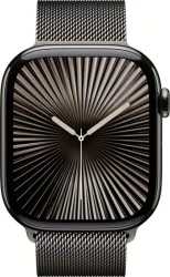 Умные часы Apple Watch Series 10 LTE 46 мм (титановый корпус, сланец/сланец, миланская петля S/M) - фото2