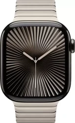 Умные часы Apple Watch Series 10 LTE 46 мм (титановый корпус, сланец/натуральный, стальной ремешок) - фото2