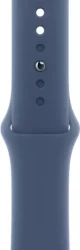 Умные часы Apple Watch Series 10 42 мм (алюминиевый корпус, серебристый/синий, спортивный силиконовый ремешок M/L) - фото3