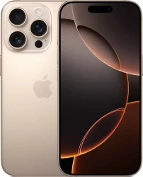 Смартфон Apple iPhone 16 Pro Dual SIM 128GB (пустынный титан) - фото