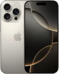 Смартфон Apple iPhone 16 Pro Dual SIM 128GB (природный титан) - фото