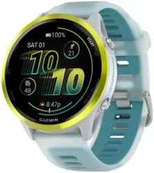 Умные часы Garmin Forerunner 570 47 мм (серебристый/желтый) - фото