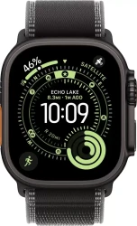 Умные часы Apple Watch Ultra 3 LTE 49 мм (титановый корпус, черный/черный, нейлоновый ремешок размера M/L) - фото2