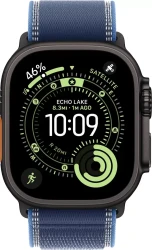 Умные часы Apple Watch Ultra 3 LTE 49 мм (титановый корпус, черный/синий, нейлоновый ремешок размера S/M) - фото2