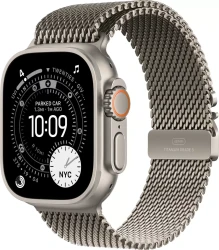 Умные часы Apple Watch Ultra 3 LTE 49 мм (титановый корпус, природный/природный, миланская петля L) - фото