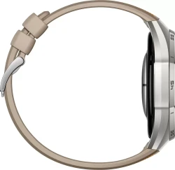 Умные часы Huawei Watch GT 6 Pro 46 мм (серебристый, с коричневым плетеным ремешком, международная версия) - фото4