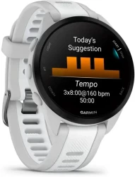 Умные часы Garmin Forerunner 165 (туманно-серый/белый камень) - фото3