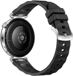 Умные часы Huawei Watch GT 6 41 мм (серебристый, с черным силиконовым ремешком, международная версия) - фото3