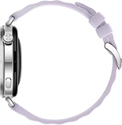 Умные часы Huawei Watch GT 6 41 мм (серебристый, с сиреневым силиконовым ремешком, международная версия) - фото5