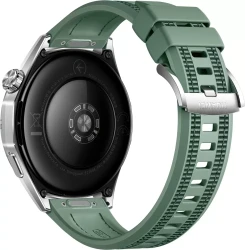 Умные часы Huawei Watch GT 6 46 мм (серебристый, с зеленым плетеным ремешком, международная версия) - фото2