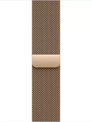 Умные часы Apple Watch Series 11 LTE 42 мм (титановый корпус, золотистый/золотистый, миланская петля) - фото3