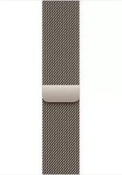 Умные часы Apple Watch Series 11 LTE 46 мм (титановый корпус, золотистый/природный, миланская петля) - фото3