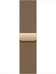 Умные часы Apple Watch Series 11 LTE 46 мм (титановый корпус, сланец/золотистый, миланская петля) - фото3