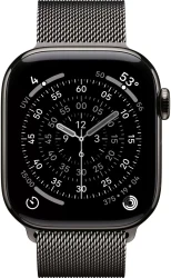 Умные часы Apple Watch Series 11 LTE 42 мм (титановый корпус, сланец/сланец, миланская петля) - фото2