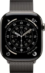 Умные часы Apple Watch Series 11 LTE 46 мм (титановый корпус, природный/сланец, миланская петля) - фото2