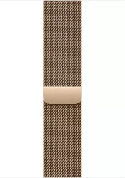 Умные часы Apple Watch Series 11 LTE 46 мм (титановый корпус, природный/золотистый, миланская петля) - фото3