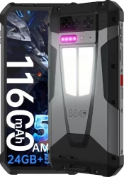 Смартфон Unihertz 8849 Tank 4 12GB/512GB (черный/серый) - фото