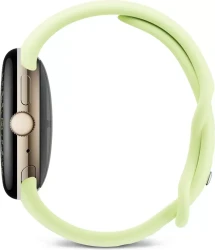 Умные часы Google Pixel Watch 4 41 мм (глянцевый золотистый/лемонграсс, спортивный силиконовый ремешок) - фото3