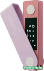 Аппаратный криптокошелек Ledger Nano X (розовый) - фото