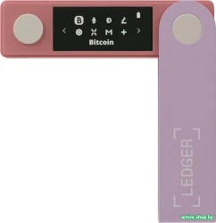 Аппаратный криптокошелек Ledger Nano X (розовый) - фото2