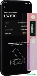 Аппаратный криптокошелек Ledger Nano X (розовый) - фото5