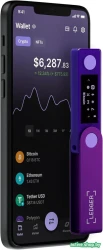 Аппаратный криптокошелек Ledger Nano X (фиолетовый аметист) - фото5