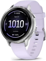 Умные часы Garmin Venu 4 41 мм (серебристый/сиреневый) - фото